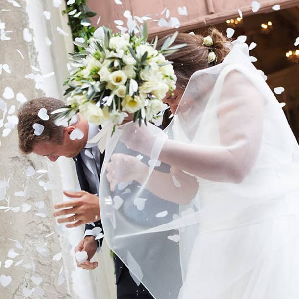 Allestimento floreale per matrimonio realizzato da fioristi a Genova – Pittaluga Zunino