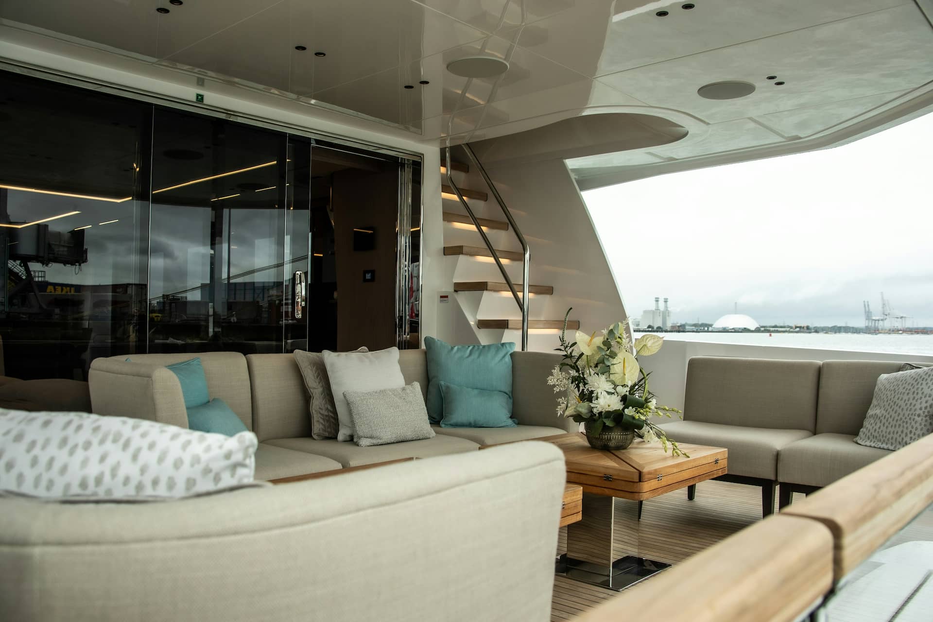 Composizioni floreali per yacht